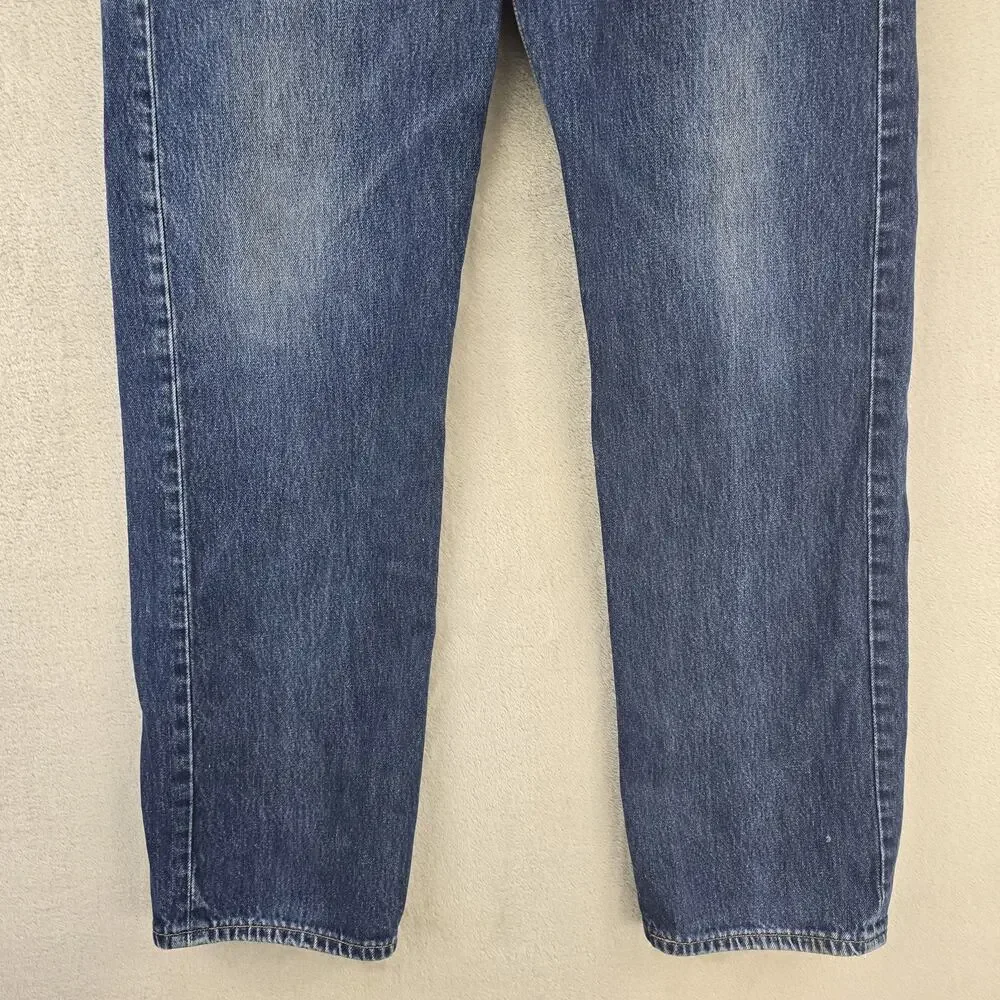 Vintage Levis 501 Jeans Mens 36x34 (Fits 35x32) Blue Straight Button Fly Y2K